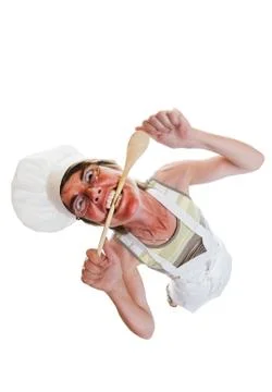 Mad chef Stock Photos