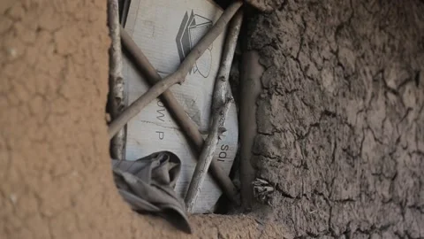 Mad constructed house Stock Footage 233966453