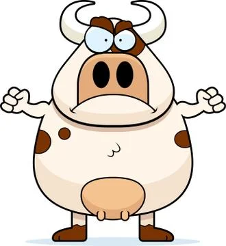 Mad Cow Stock Illustration