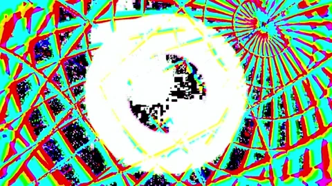 Mad Eye – 4K Abstract Techno Glitch VJ Loop (Seamless) Stock-Footage 319454455