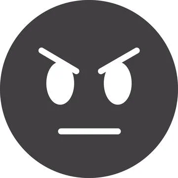 Mad face Stock Illustration