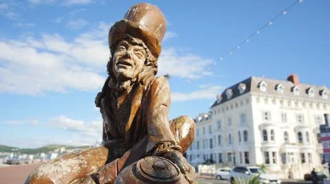 The Mad Hatter Statue Stock Photos