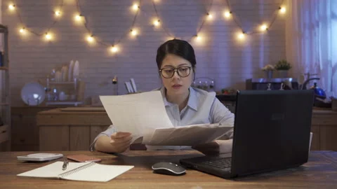 Mad lady manager dissatisfied with working Stock Footage 151405093