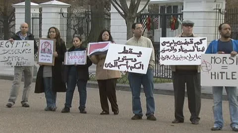 Mad at president Morsi Video stock 12717151