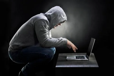 Mad programmer Foto stock