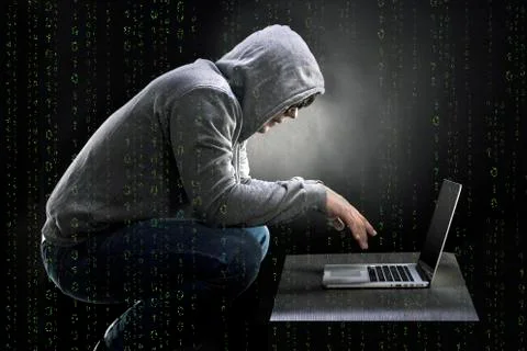 Mad programmer Stock Photos