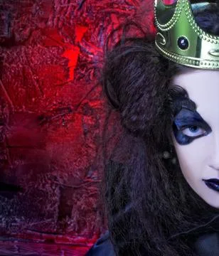 Mad queen. Foto stock