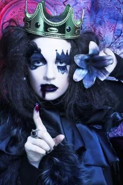 Mad queen. Foto stock