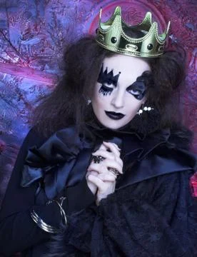Mad queen. Foto stock