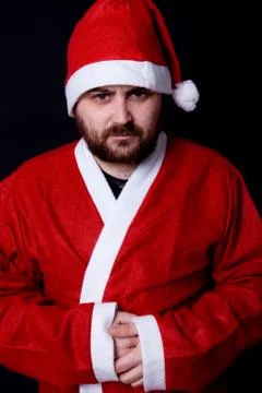 Mad santa Stock Photos