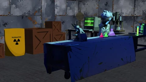 Mad Science Lab! Stock Footage 307831686