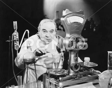 Mad scientist Stock Photos
