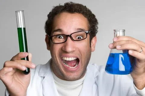 Mad scientist Stock Photos