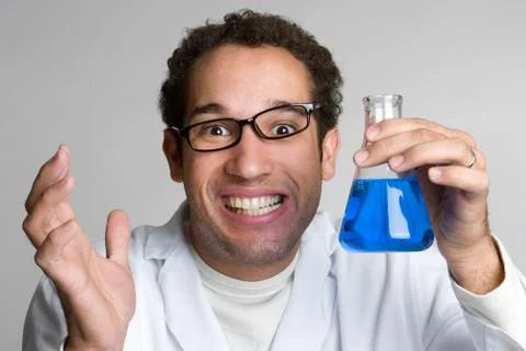 Mad scientist Stock Photos