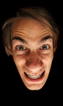 Mad scientist Foto stock