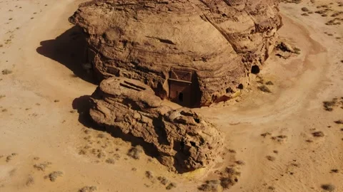 Mada'in Saleh Stock Footage 195723093
