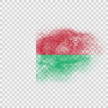 Madagascar Brush Flag Stock Photos