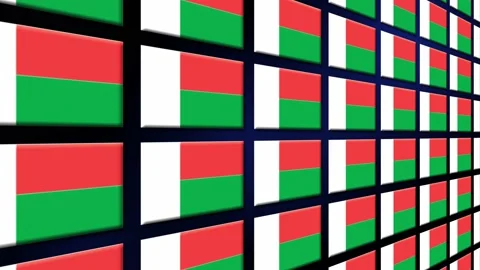 Madagascar Flag Animated Background 3d A... Stock Video Pond5