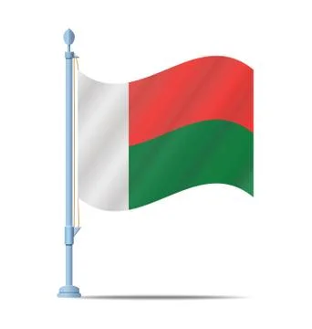 Madagascar flag イラスト素材