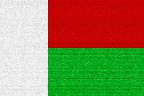 Madagascar flag Stock Illustration