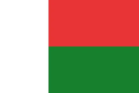 Madagascar flag pattern background. Realistic national flag design. Abstrac.. Stock Illustration