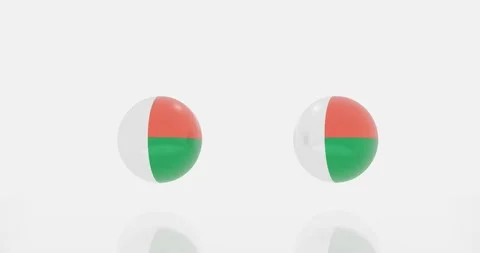 Madagascar flag symbol Stock Footage 195183652