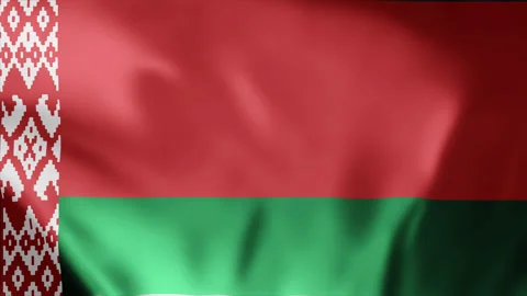 Madagascar flag is waving 3D seamless loop animation footage 4k. Stock Footage 256807607
