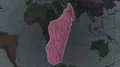 Madagascar - hub of the world. Administrative 4k or 4k+ Resolution