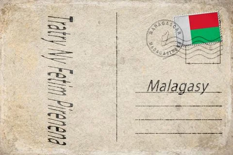 Madagascar Independence Day Celebration Background Stock Illustration