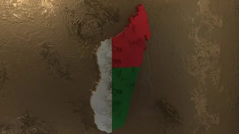 Madagascar Map, Stock Footage 277924811