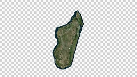 Madagascar Map Stock Illustration