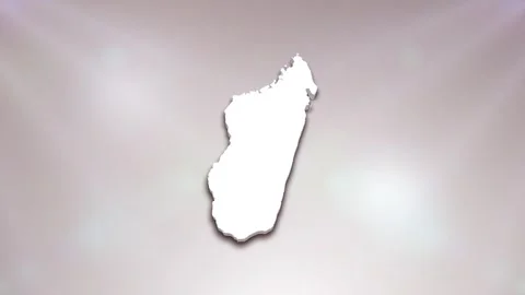 Madagascar Map Intro Stock Footage 241982190