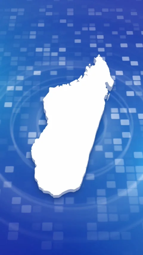 Madagascar Map Intro Stock Footage 259981059