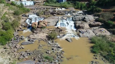 Madagascar Waterfall 02 Stock Footage 138026910