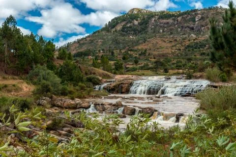 Madagascar waterfall 写真素材