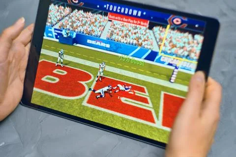 Madden nfl on ipad Foto stock