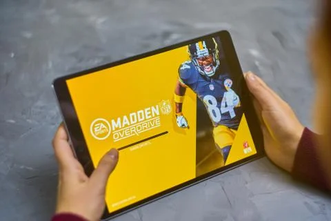 Madden nfl on ipad Foto stock