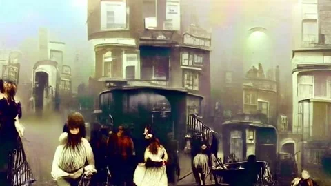 The MADDING CROWD Background Loop   Background 動画素材 225402809