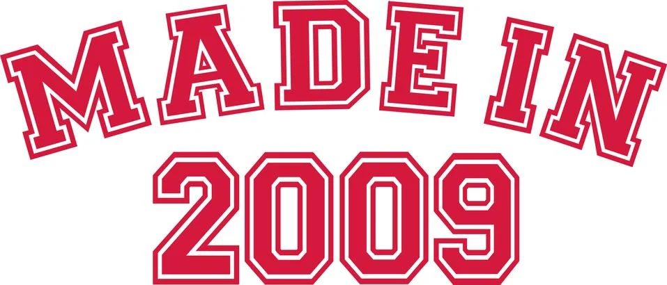 Made in 2009 Illustrazione stock