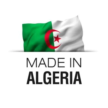 Made in Algeria - Label Stock Illustration