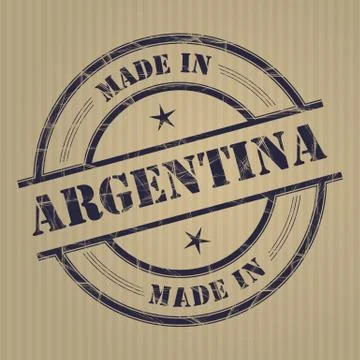 Made in Argentina Stock Illustration