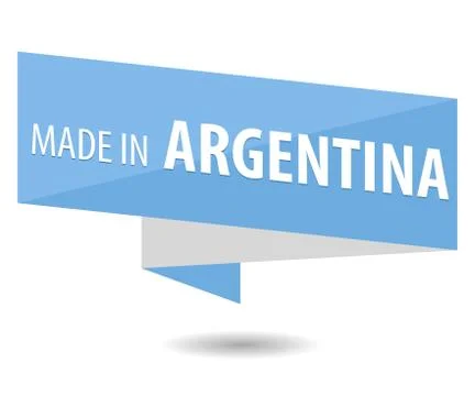 Made in Argentina. Illustrazione stock