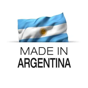 Made in Argentina - Label Stock Illustration