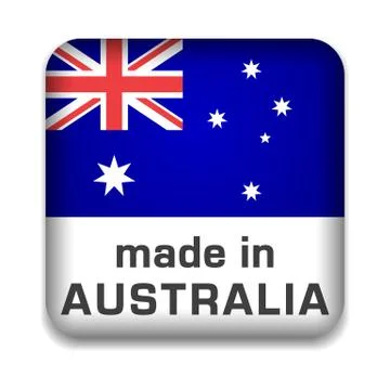 Made in Australia Stock Illustration