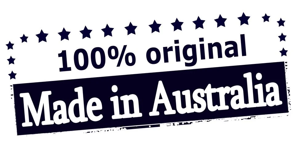 Made in Australia Stock Illustration