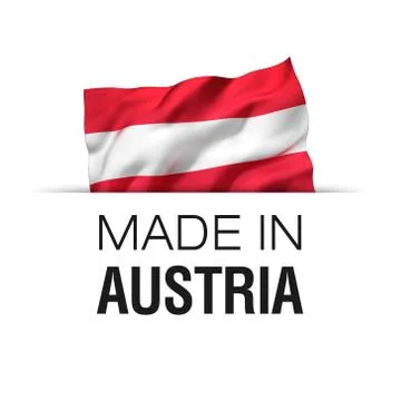 Made in Austria - Label Stock Illustration