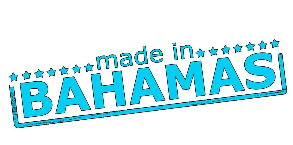 Made in Bahamas Stock Illustration