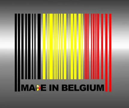 Made in belgium. Stock Illustration