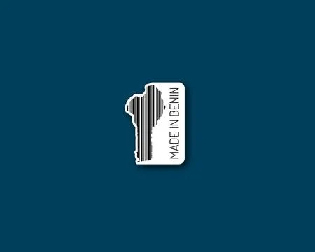 "Made in Benin" barcode Stock Illustration
