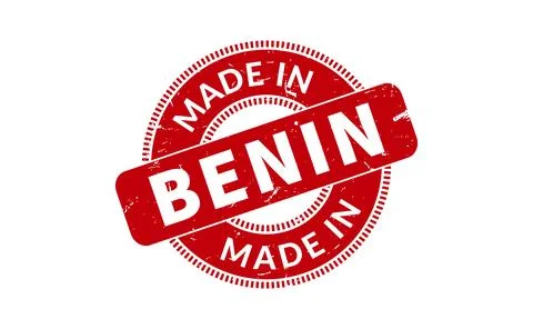 Made In Benin Rubber Stamp Stock Illustration